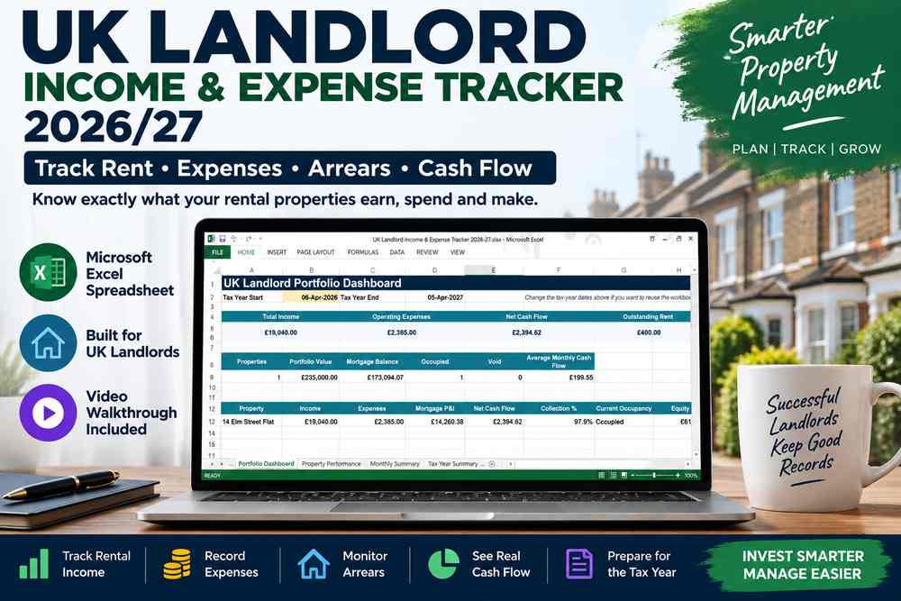 How to Use the UK Landlord Income & Expense Spreadsheet